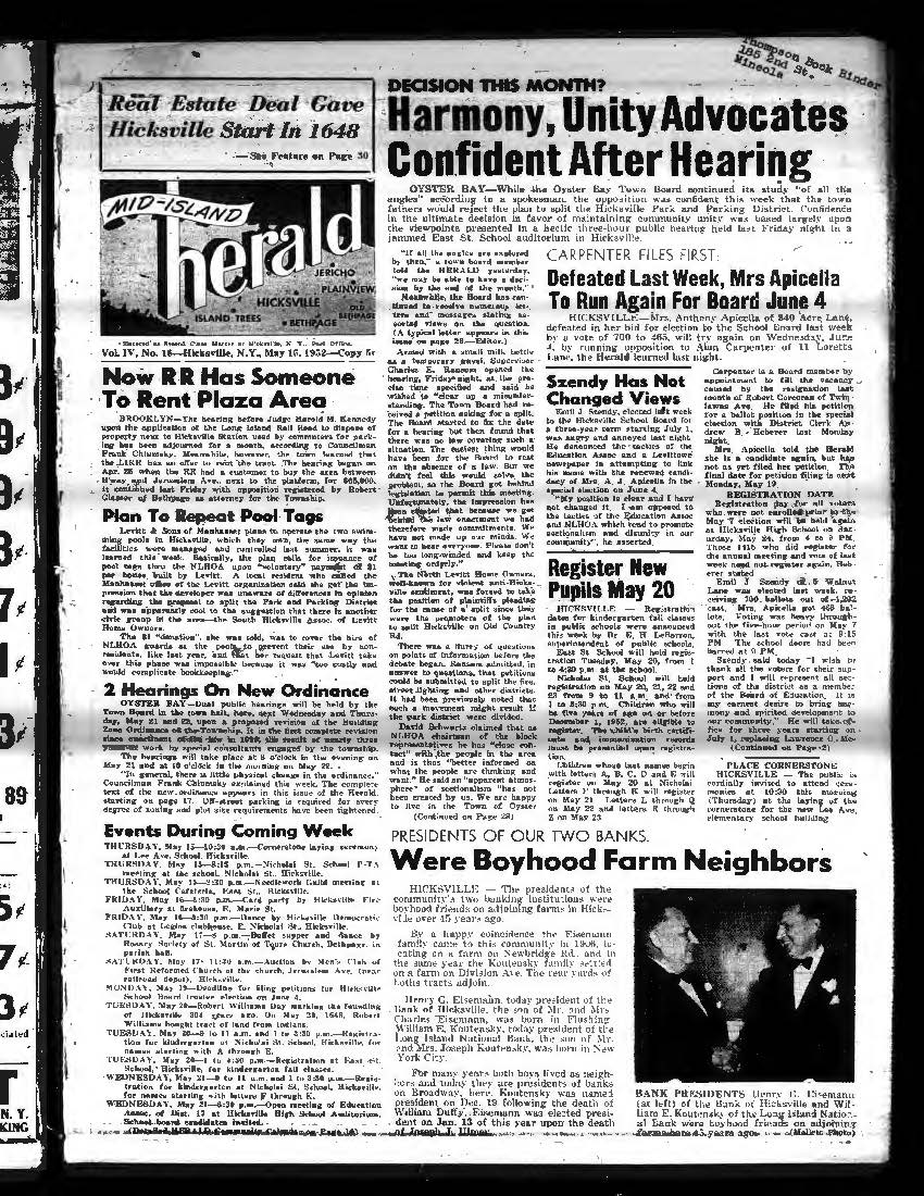 May 15, 1952