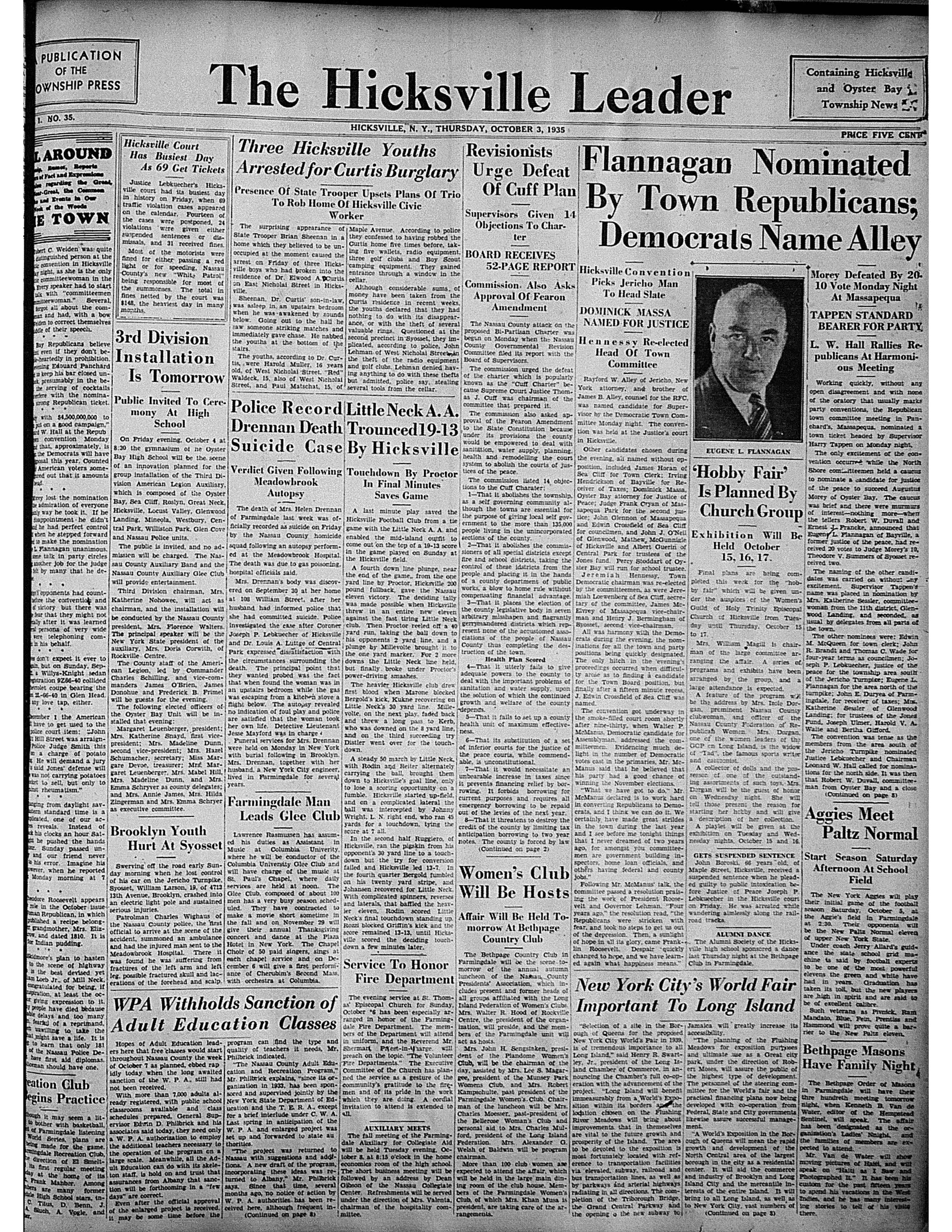 October 3, 1935